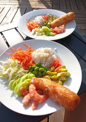 Une photo de Poke bowl