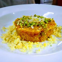 A picture of Gajar ka halwa.