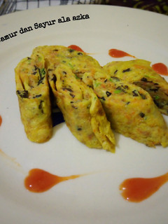 Foto resep Omelet Jamur dan Sayur