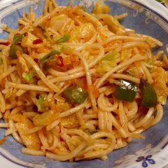 A picture of Hakka noodles.