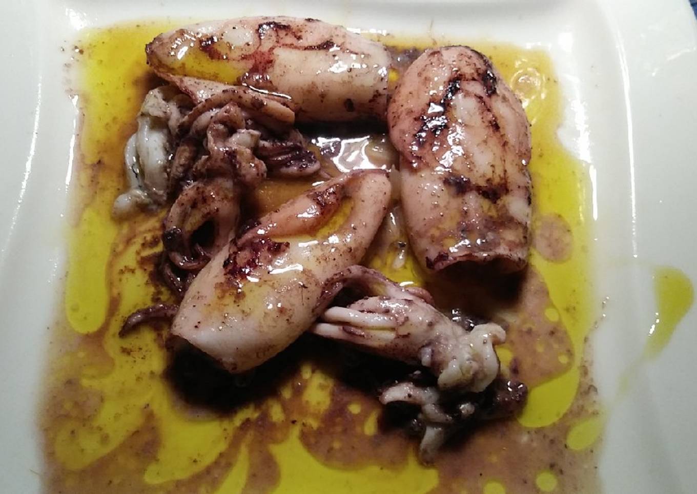 Chipirones a la plancha