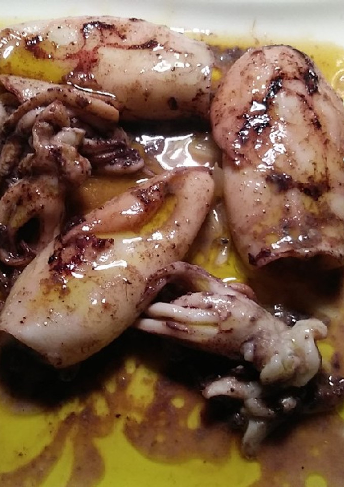 Una foto de Chipirones a la plancha