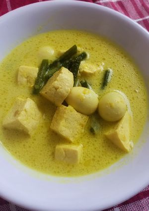 Foto resep Sayur Tahu Bumbu Kuning