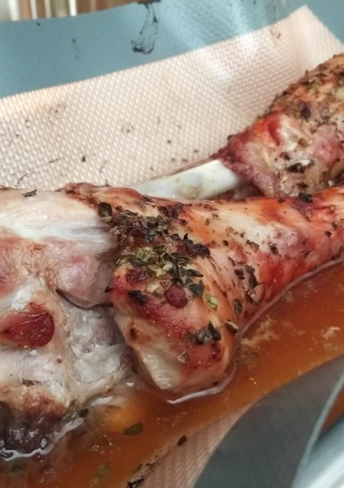 Una foto de Jamoncitos de pavo al horno