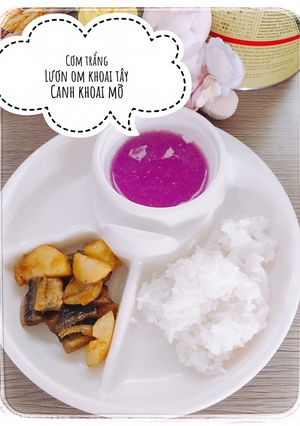 Hình của món Lươn om khoai tây.
