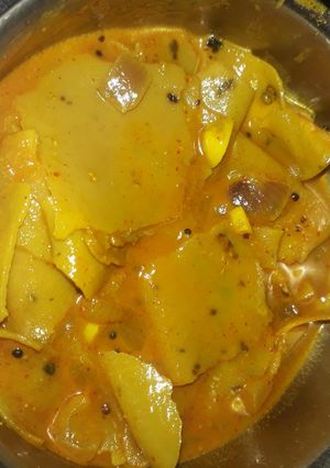 लहसुन वाली पापड़ की सब्जी (Lahsun wali papad ki sabzi recipe in hindi) रेसिपी मुख्य फोटो