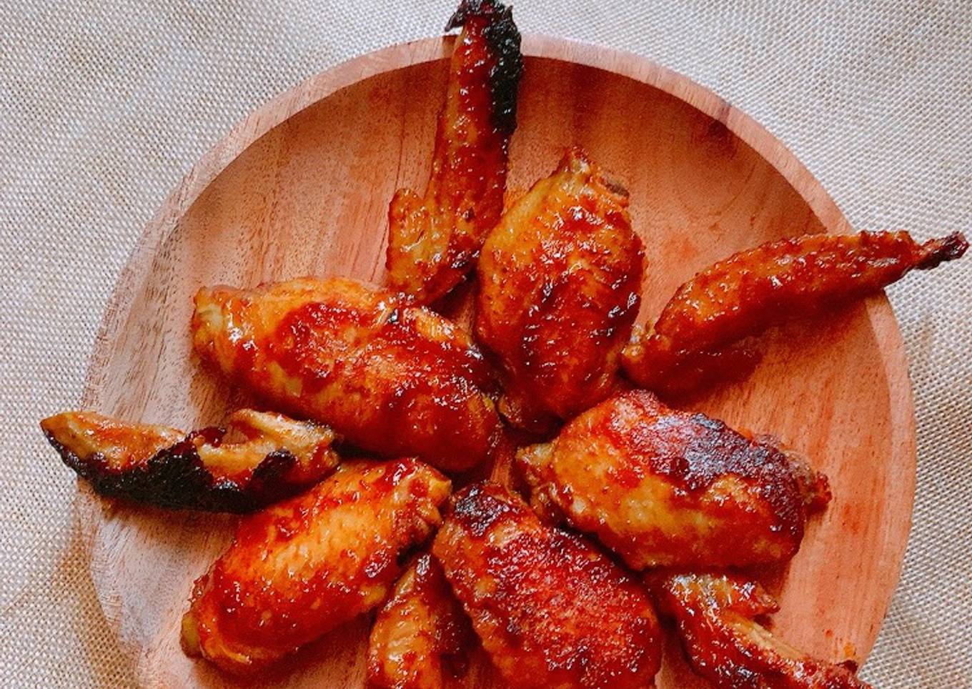 Sayap Ayam Panggang Teflon Madu