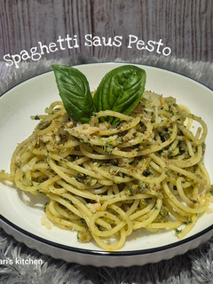 Foto resep Spaghetti Saus Pesto