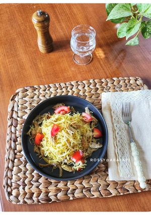 Foto resep Creamy Roasted Chicken Pesto Pasta