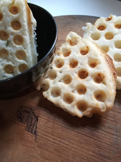 Una foto de Waffles salados... de arroz cocido y ciboulette! 😲 (sin gluten