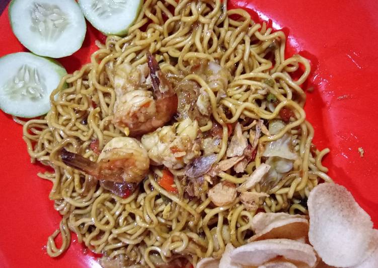 Mudah Cepat Memasak Mie Goreng Kare Ayam Sea food Nikmat Lezat