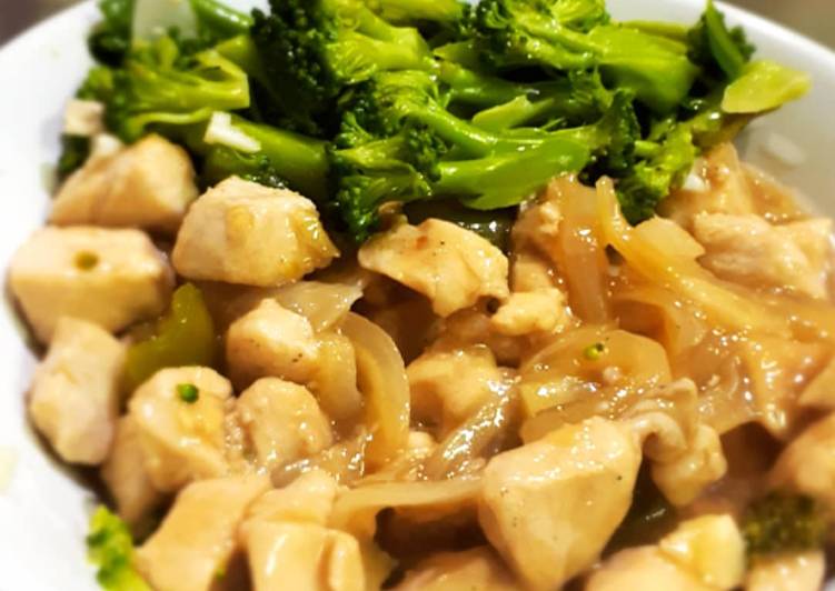 Resep Teriyaki chicken bowl + brokoli enakk 👍 Anti Gagal