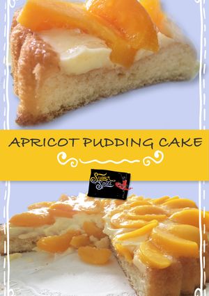 A picture of Apricot Pudding Cake.