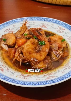 Foto resep Udang Saus Tiram