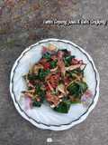 Tumis Daun Ginseng Jawa & Kulit Singkong