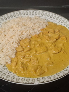 Una foto de Pollo al curry