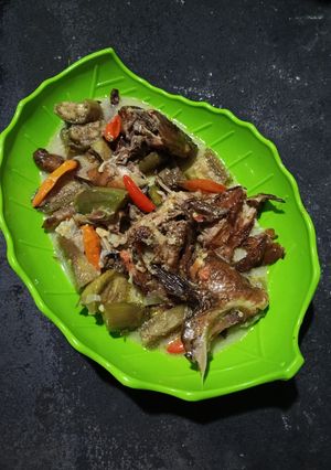 Foto resep Mangut Terong Ikan Asap