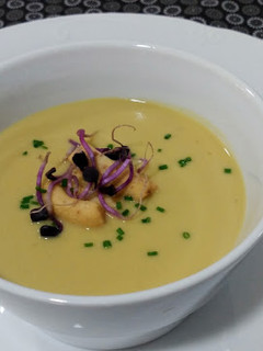 Una foto de Crema de pollo