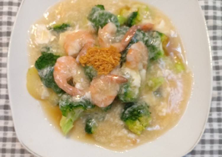 Cara Gampang Membuat (Seri Sayuran) Brokoli 🥦 saus Kepiting 🦀 Anti Gagal