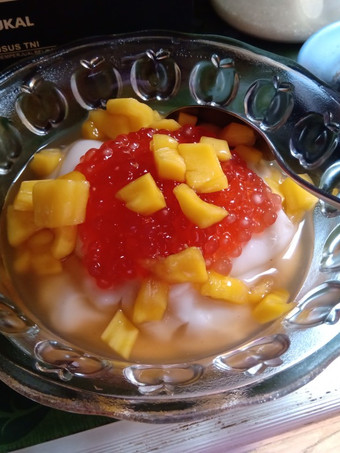 Cara Gampang Menyiapkan Bubur Sumsum Mutiara Siram Gula Merah Nangka Sederhana Dan Enak