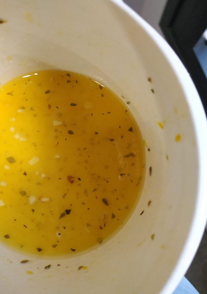 Una foto de Salsa de naranja para ensaladas