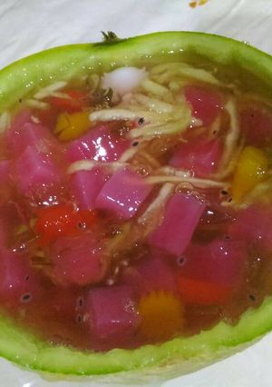 Foto resep Es melon jelly