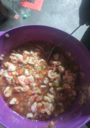 Una foto de Cóctel de camarones