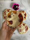 Mini pizzas de fantasma para lonchera