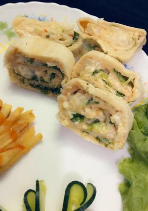 A picture of Pin wheel sandwiches.