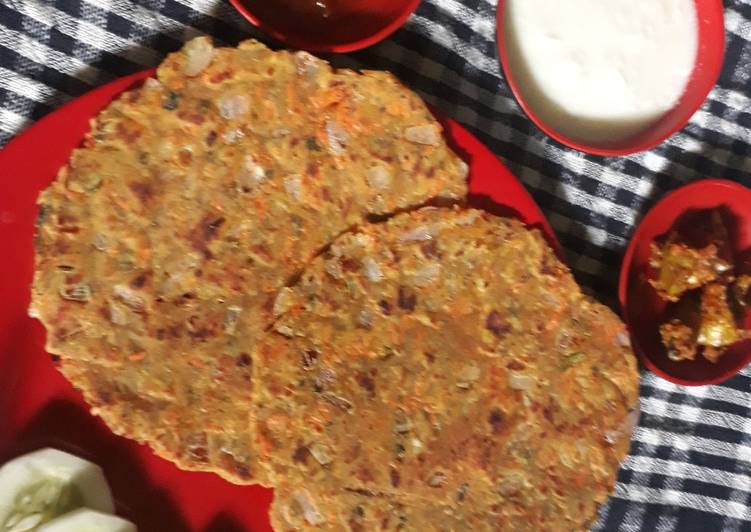 Carrot Paratha