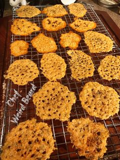 A picture of Delectable Parmesan crisps.