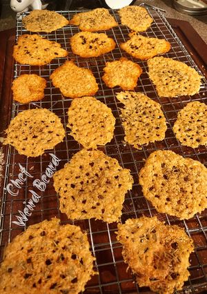 A picture of Delectable Parmesan crisps.
