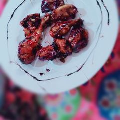 A picture of Homemade B.B.Q chicken.