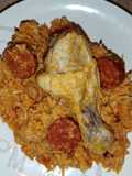 Riz à l’espagnole au poulet et au chorizo