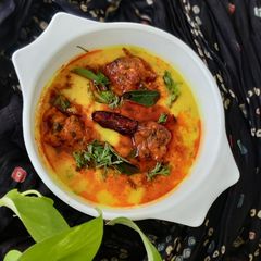 Punjabi Pakora Kadhi A picture of Punjabi Pakora Kadhi.