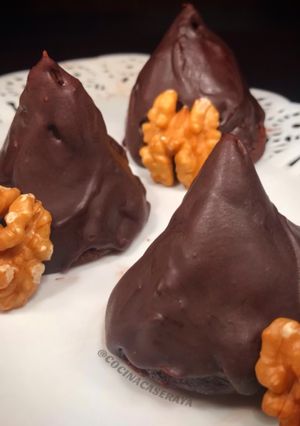 Una foto de Conitos de dulce de leche light