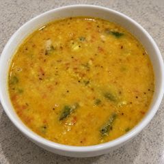 Sambhar daal A picture of Sambhar daal.