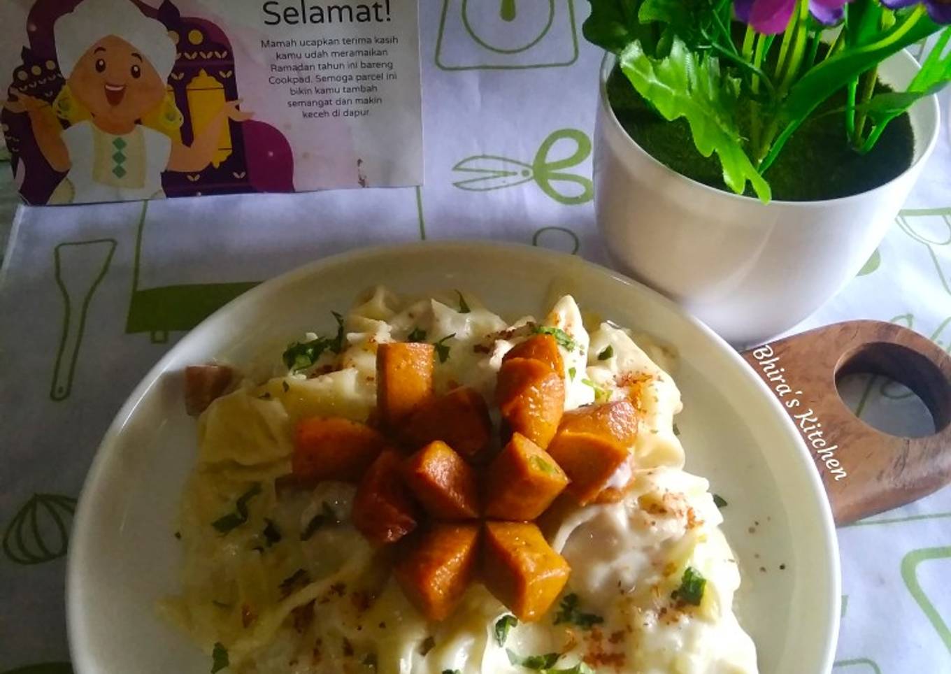 Pangsit Carbonara