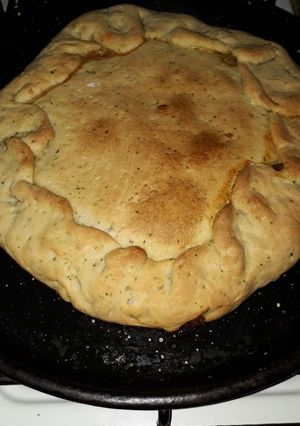 Una foto de Tarta de tallos de acelga