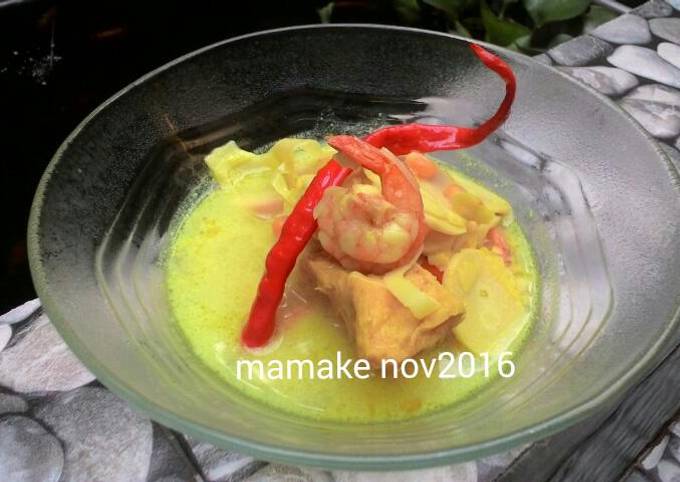 Gulai rebung simpel