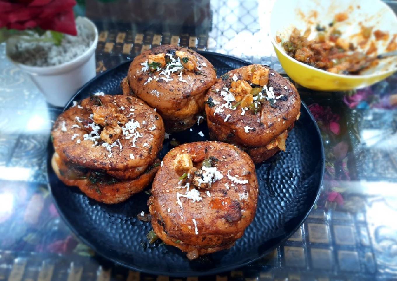 Tawa Cheese Paneer Burger