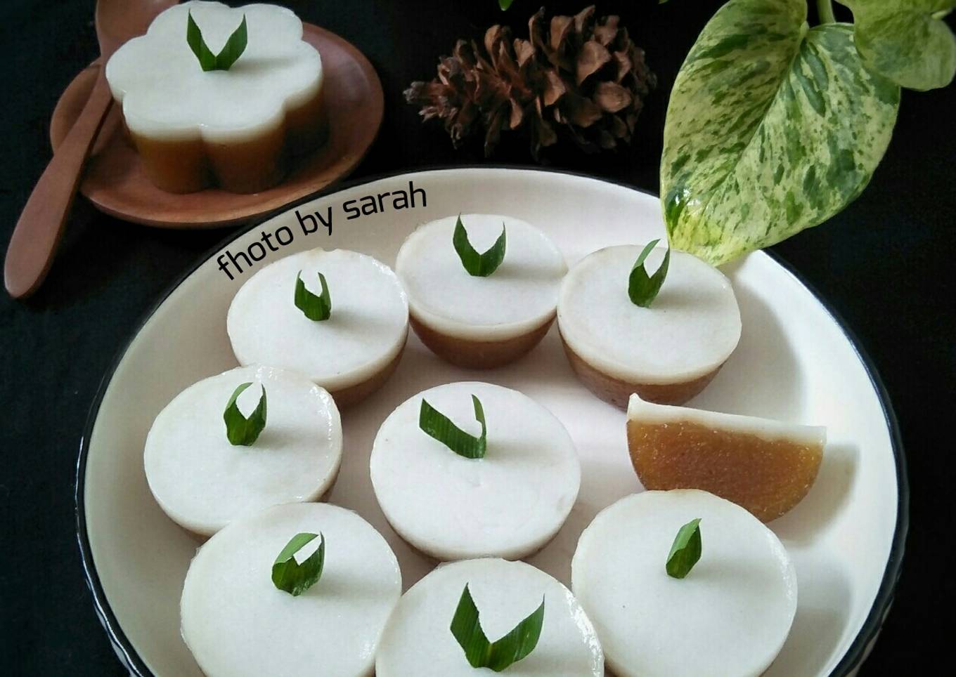 Kue talam singkong gula merah