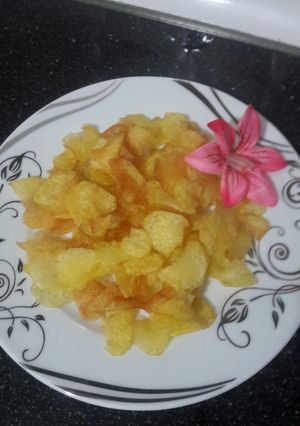عکسی از دستور مینی چیپس خانگی