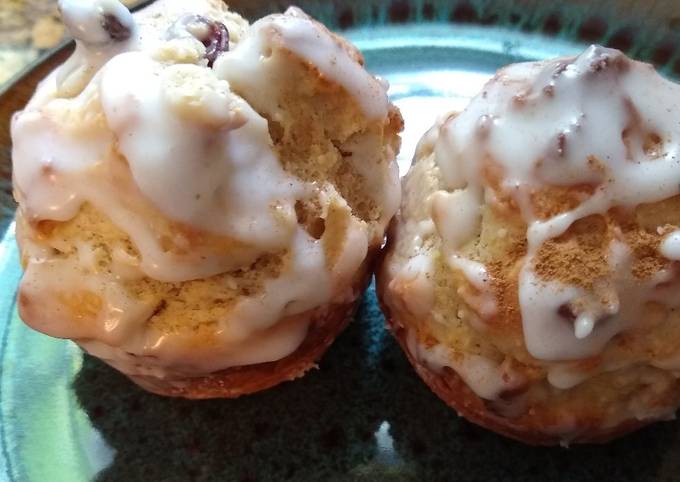 How to Make Homemade Baked Sour Cream Glazed Doughnut Muffins