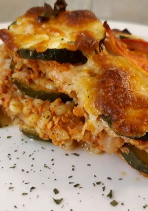 Fitt paradicsomos rakott cukkini recept fotója