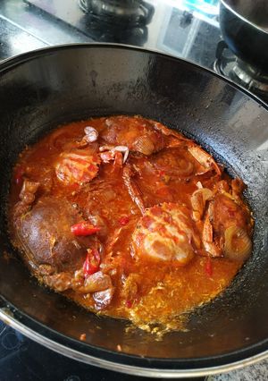 Foto resep Rajungan / kepiting saos padang