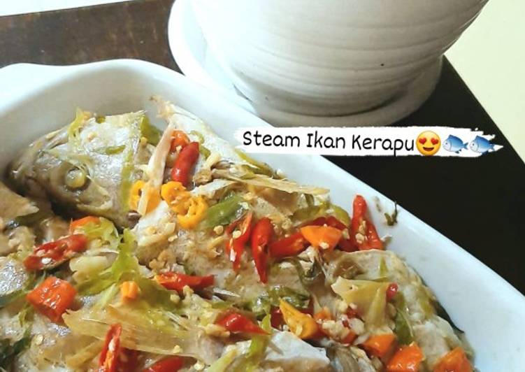 Bagaimana Menyiapkan Steam Ikan Kerapu Lezat