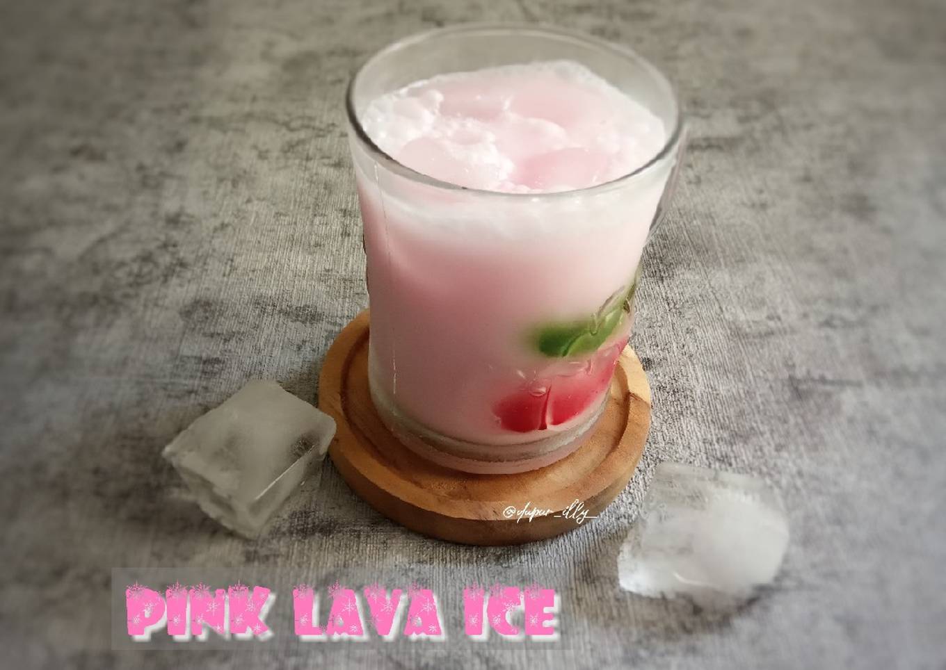 Pink Lava Ice