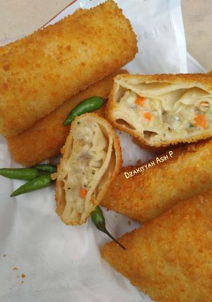 Foto resep Risoles isi ragout ayam keju
