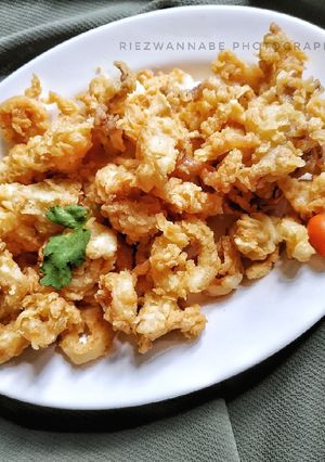 Foto resep Cumi goreng tepung / Calamary